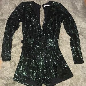 Sequin Romper